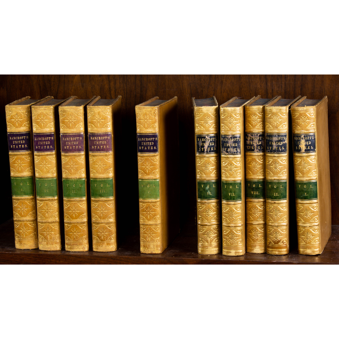 (LOT OF 10) GEORGE BANCROFT,