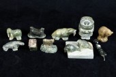 (LOT OF 10) INUIT SOAPSTONE CA