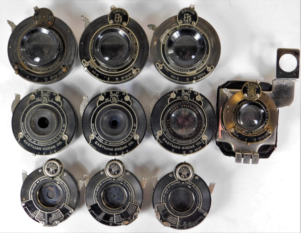 LOT OF 10 KODAK LENSES AND