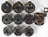 LOT OF 10 KODAK LENSES AND SHU