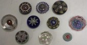 LOT OF 10 PAPERWEIGHTS TO INCL