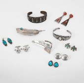 LOT OF 10 PIECES OF NATIVE AME