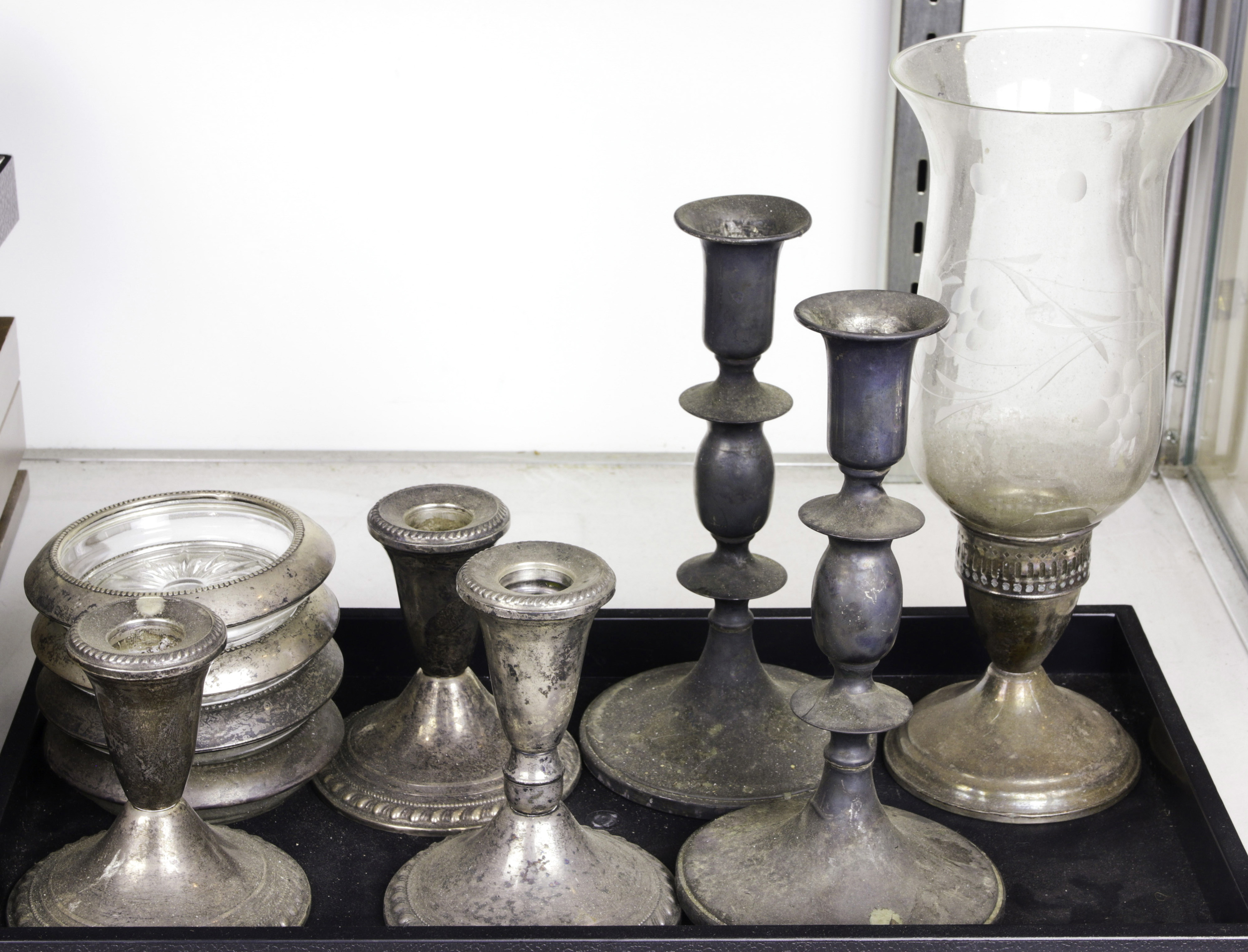 (LOT OF 10) SIX STERLING WEIGHTED