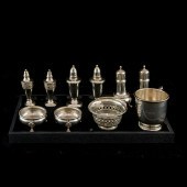 (LOT OF 10) STERLING TABLE ART