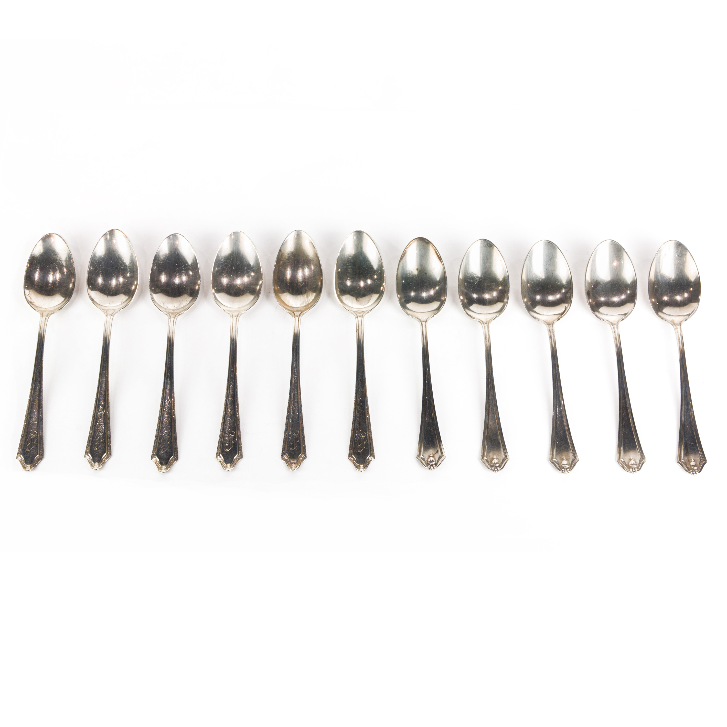 (LOT OF 11) ART DECO STERLING