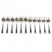 (LOT OF 11) ART DECO STERLING