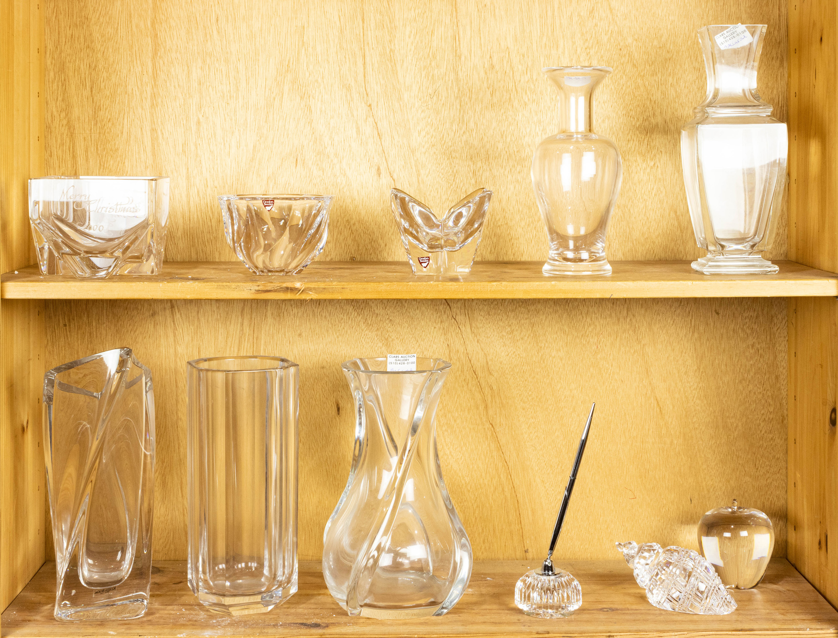 (LOT OF 11) ASSOCIATED GLASS