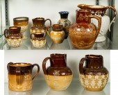 (LOT OF 11) CERAMIC STONEWARE