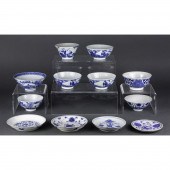 (LOT OF 11) CHINESE BLUE AND W