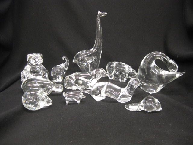 Lot of 11 Crystal Animal
