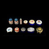 (LOT OF 11) ENGLISH ENAMEL TRI