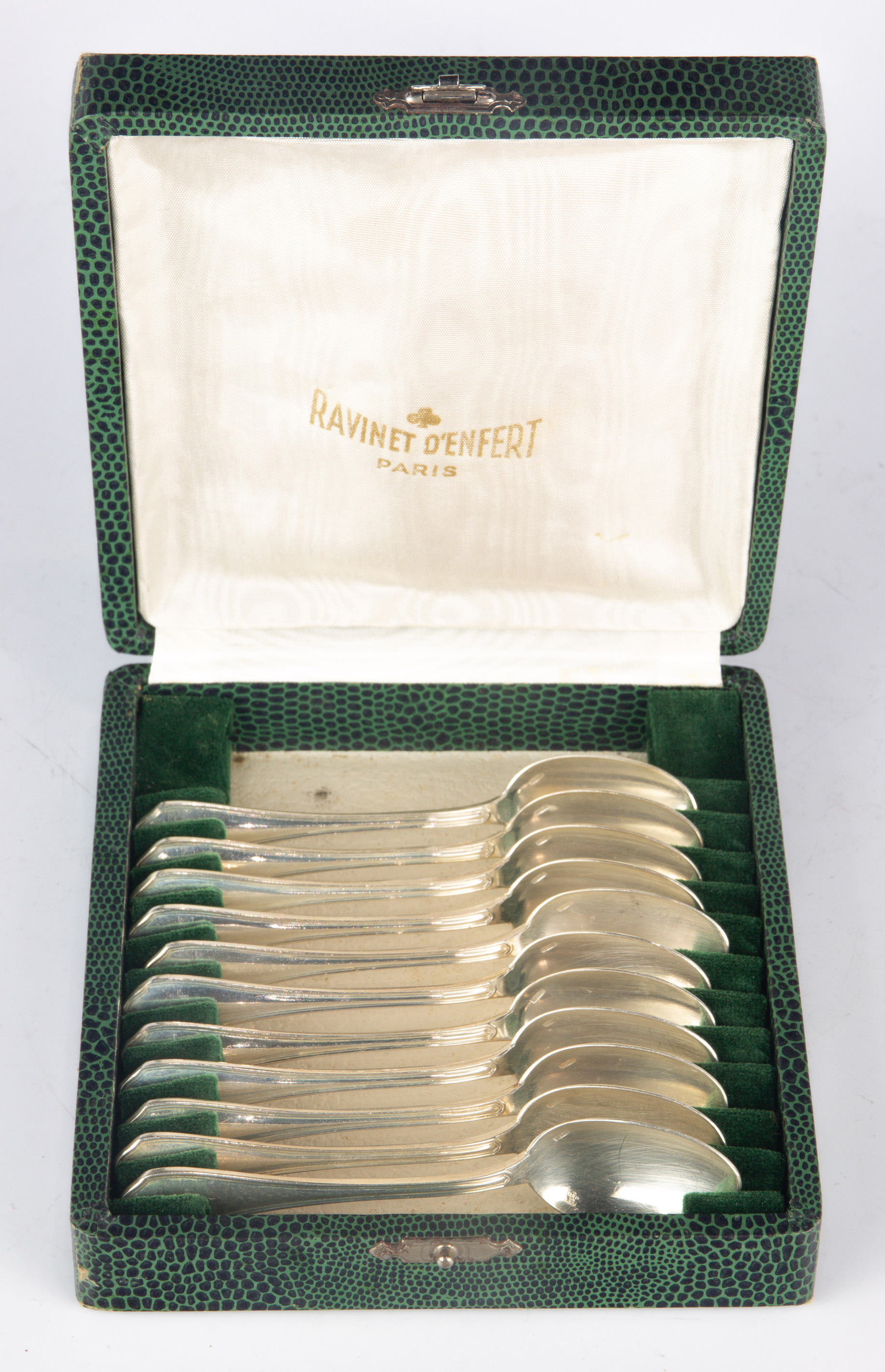 (LOT OF 11) FRENCH SILVER DEMITASSE