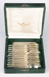 (LOT OF 11) FRENCH SILVER DEMI