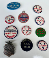 LOT OF 11 VINTAGE WWII SUN SHI