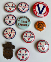 LOT OF 11 VINTAGE WWII SUN SHI