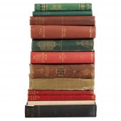 LOT OF 12 ANTIQUE BOOKS; LEW W