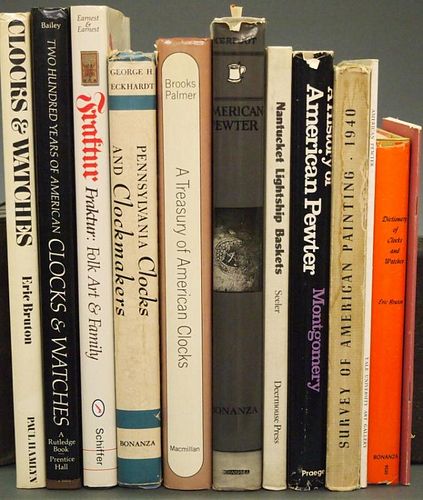 LOT OF 12 ANTIQUES REFERENCE
