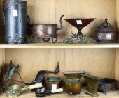 (LOT OF 12) ASIAN METAL OBJECT