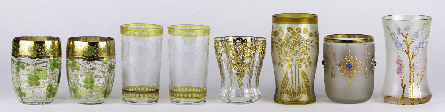 (LOT OF 12) ASSORTED GLASS