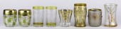 (LOT OF 12) ASSORTED GLASS TUM