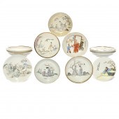 (LOT OF 12) CHINESE FAMILLE RO