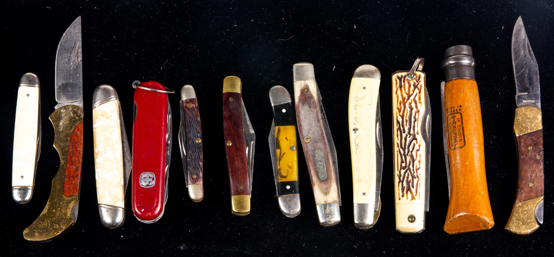 (LOT OF 12) POCKET KNIVES (lot of