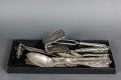 (LOT OF 12) STERLING TABLE ART