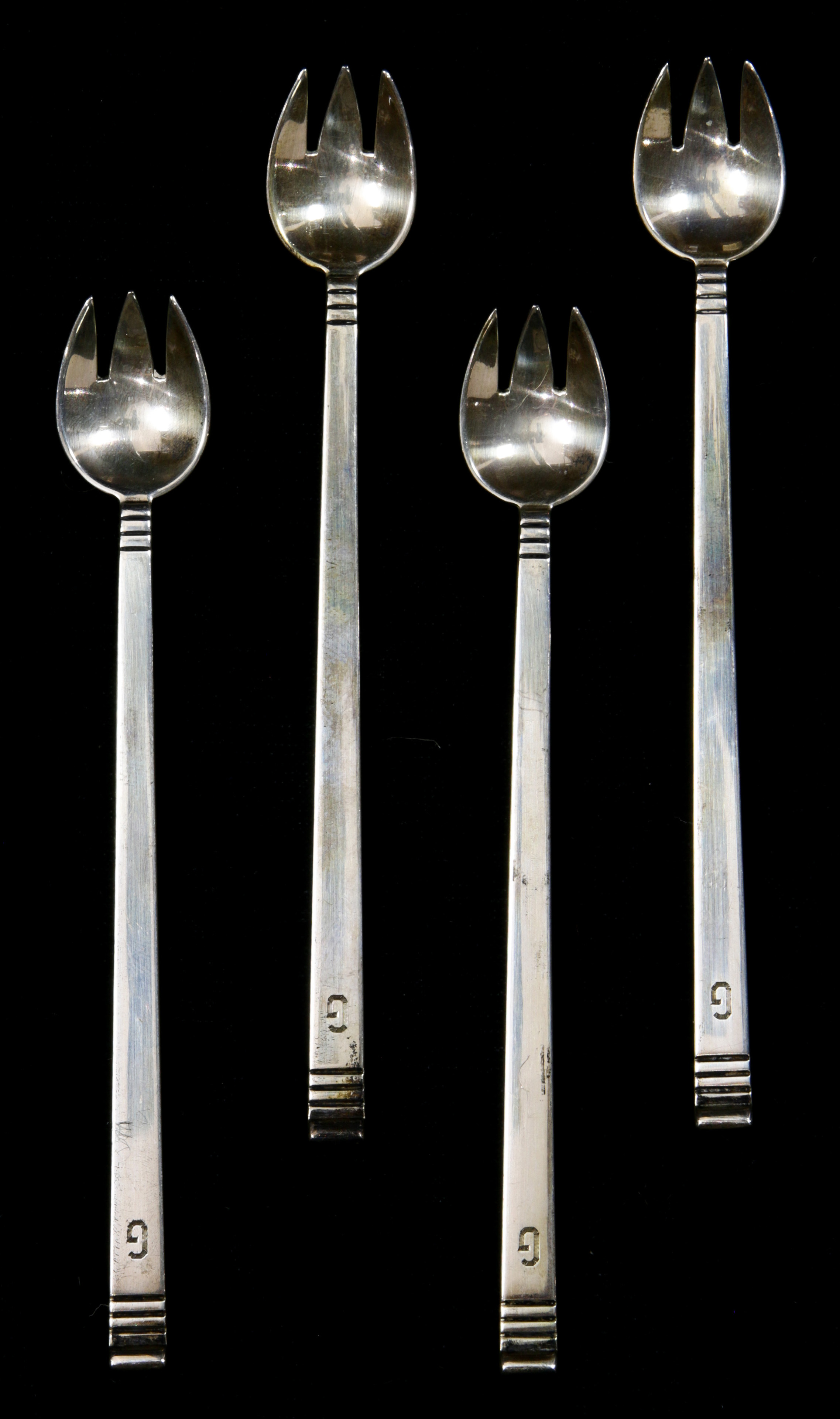 (LOT OF 12) TIFFANY STERLING ICE