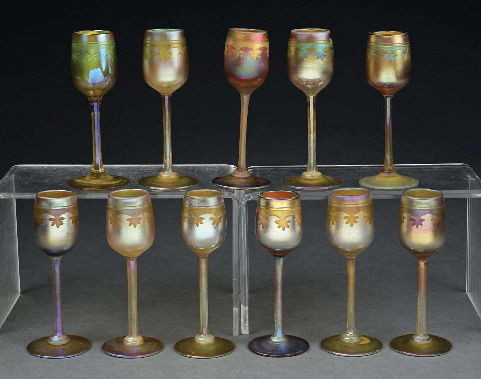 LOT OF 12: TIFFANY STUDIOS