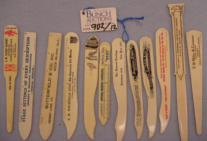 Lot of 12 vintage advertising