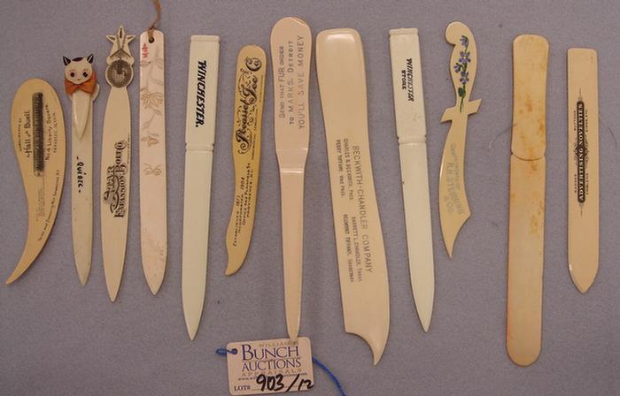 Lot of 12 vintage advertising