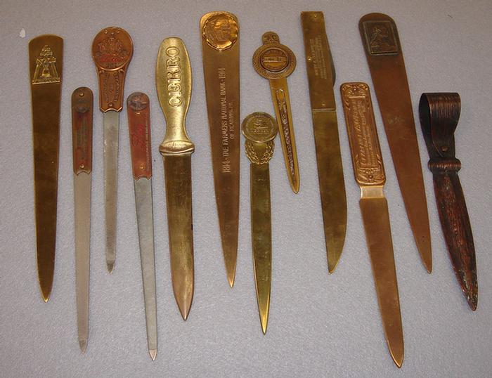 Lot of 12 vintage brass and white
