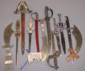 Lot of 12 vintage letter opene