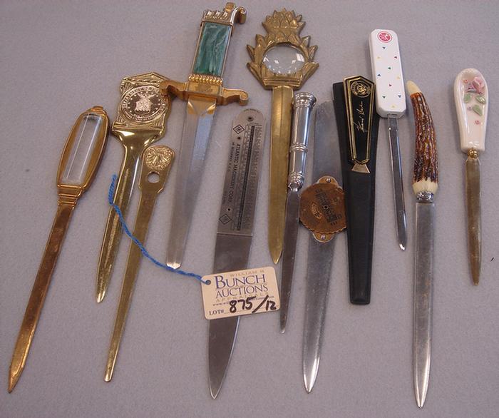 Lot of 12 vintage letter