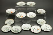 (LOT OF 13) CHINESE FAMILLE RO