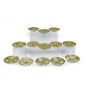 (LOT OF 13) CHINESE YELLOW GRO