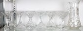 (LOT OF 13) CRYSTAL STEMWARE,