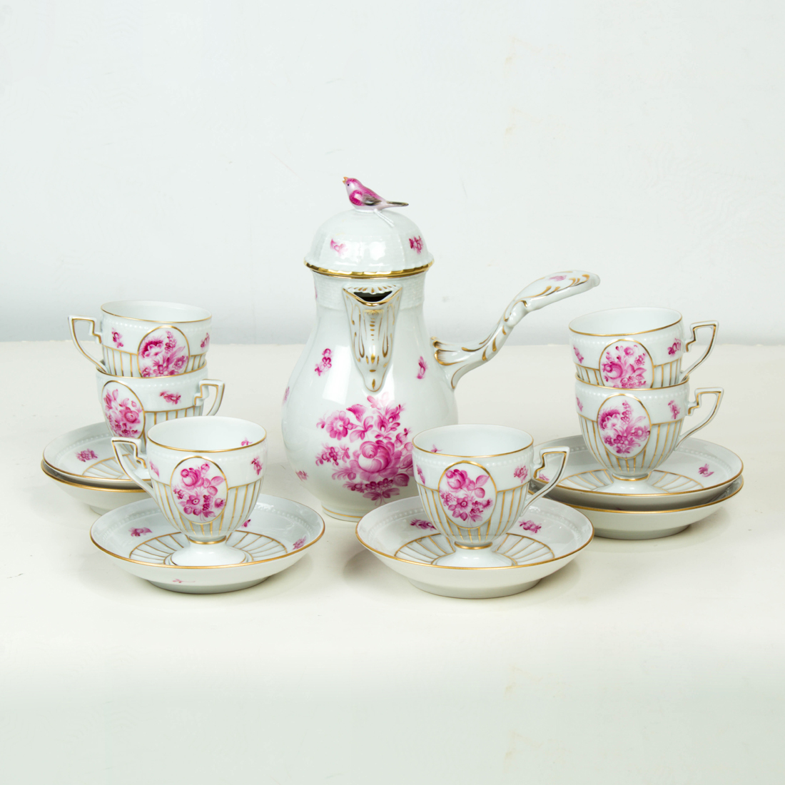 (LOT OF 13) HEREND PORCELAIN