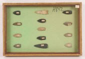 Lot of 13 Paleo points; all ma