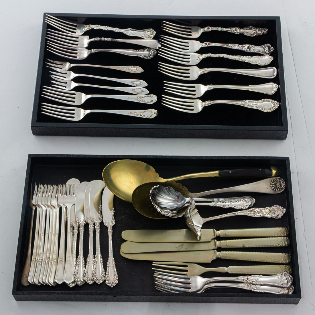 (LOT OF 14) AMERICAN STERLING FORKS
