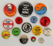 LOT OF 14 ANTI VIETNAM WAR PEA