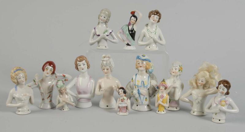 Lot of 14: German Porcelain Half