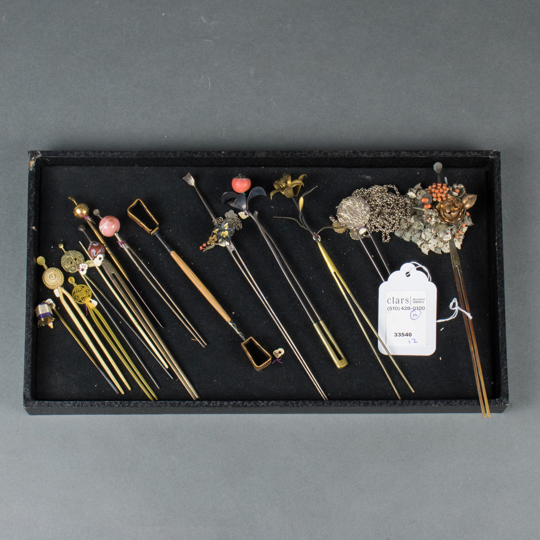 (LOT OF 14) JAPANESE HAIRPINS