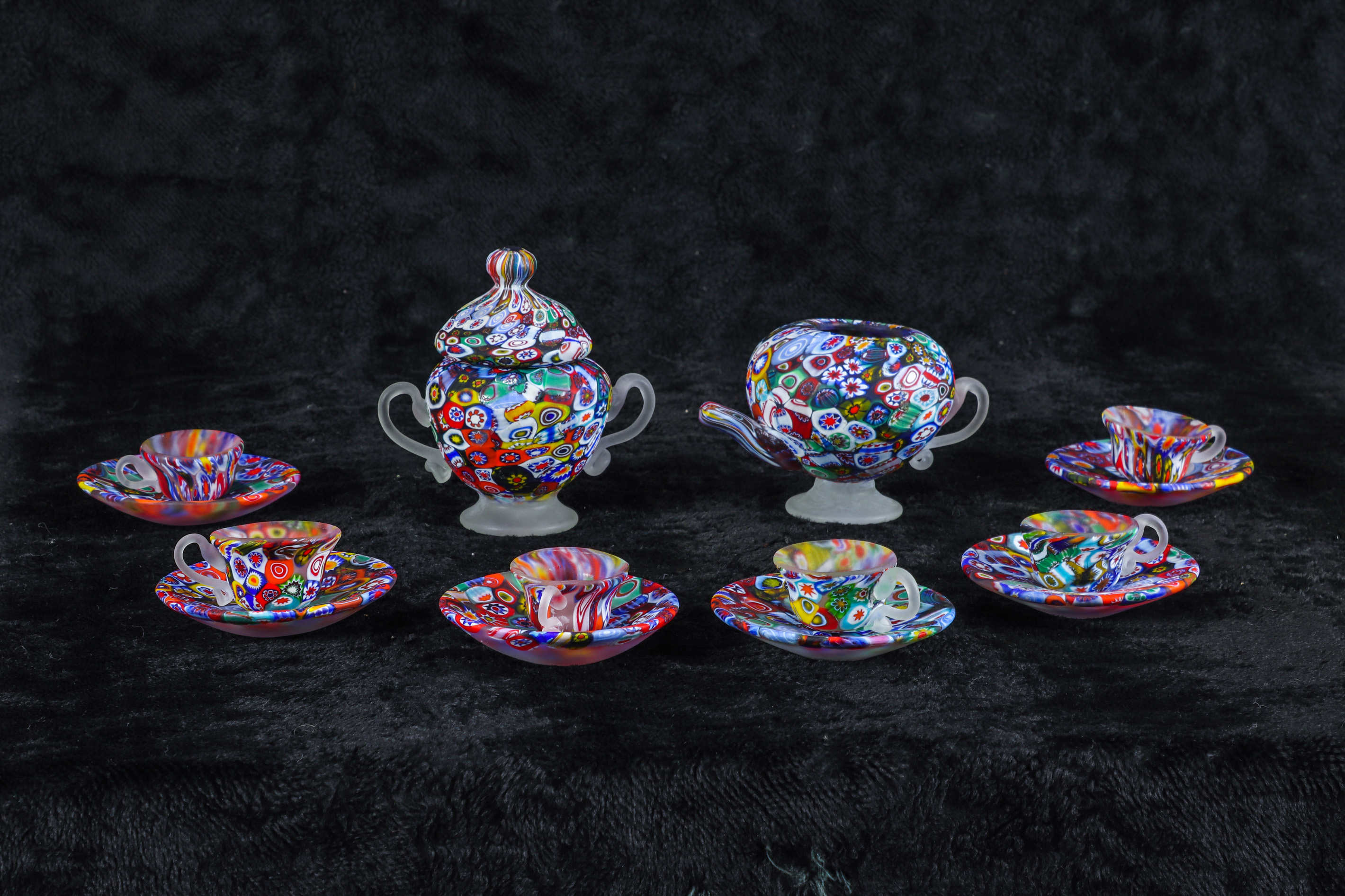 (LOT OF 14) MURANO MILLEFIORI