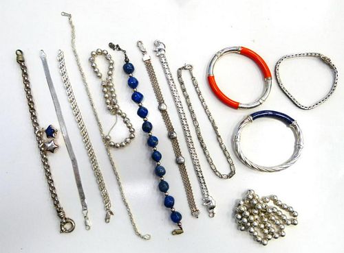 LOT OF (14) STERLING SILVER &