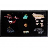 (LOT OF 14) ZUNI FETISH GROUP
