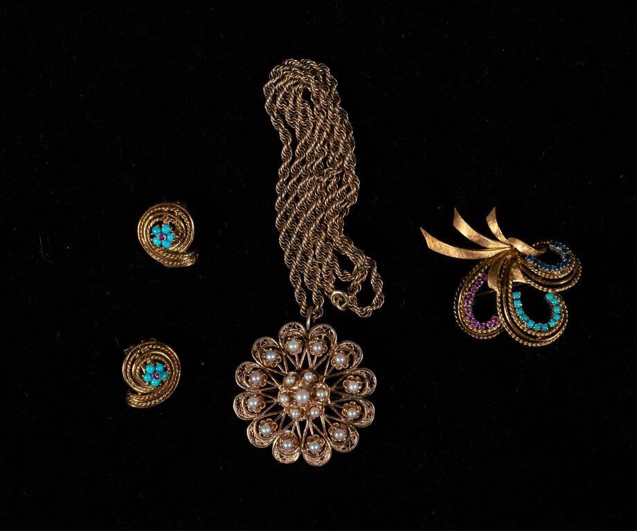 LOT OF 14K & 18K GOLD JEWELRY4