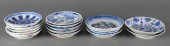 (LOT OF 15) CHINESE BLUE AND W