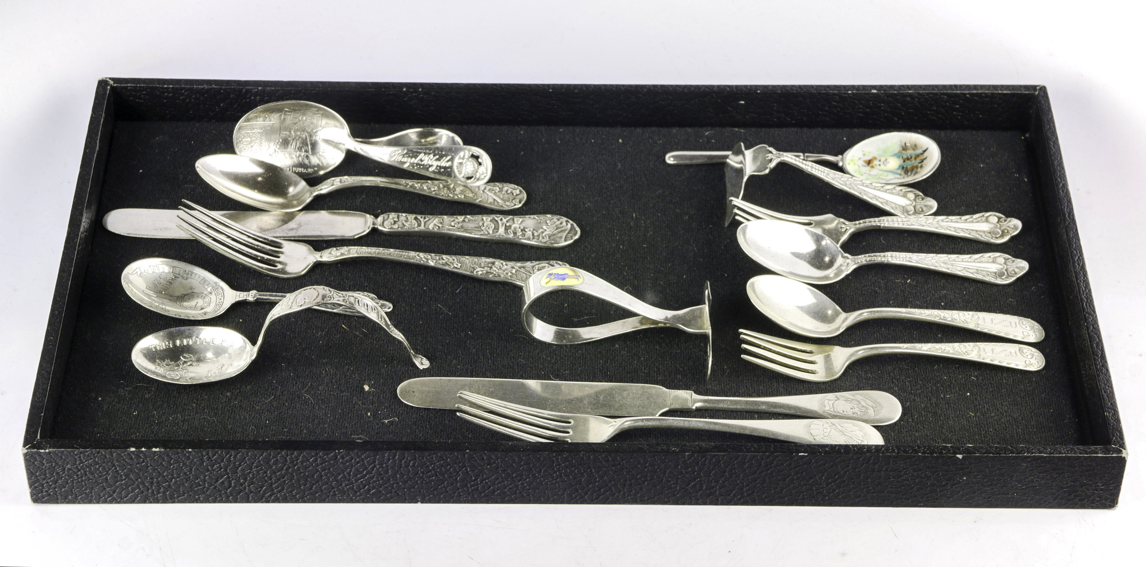 (LOT OF 15) MOSTLY STERLING BABY OR