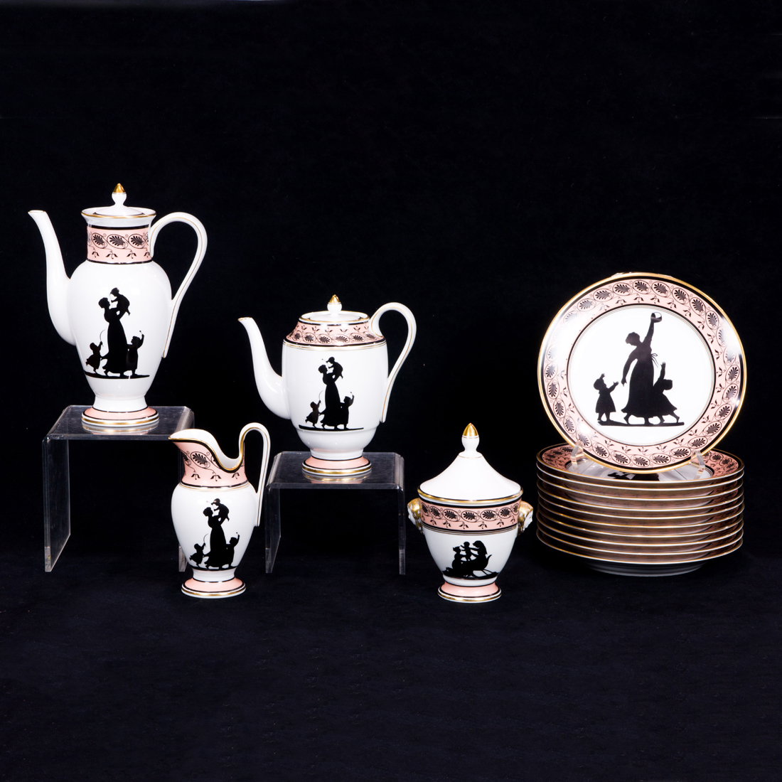 (LOT OF 15) MOTTAHEDEH PORCELAIN